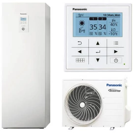 Panasonic WH-UD03HE5-1/WH-ADC0309H3E5 1 fázisú split hőszivattyú hőszivattyú - 3.2 kW