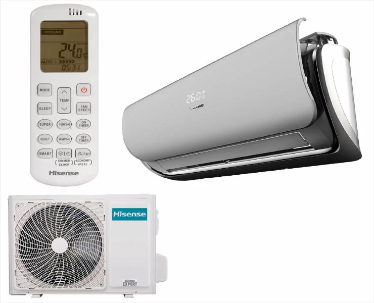 Hisense QA25XX0A Silentium inverteres split klíma szett - 2.5 kW